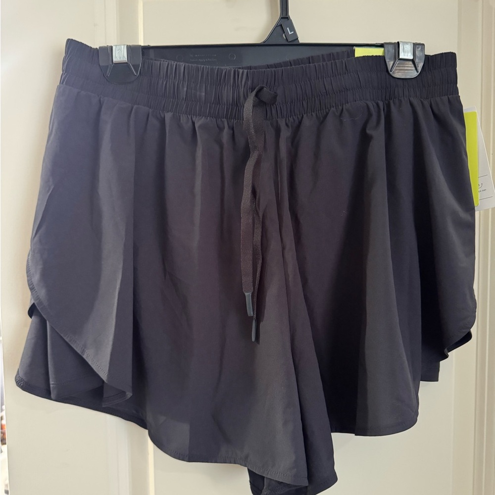 All in Motion Women's Black Athletic Shorts